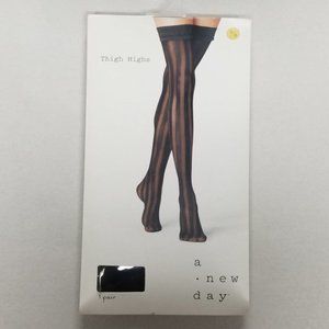 a new day Accessories - Vertical Striped Thigh Highs U-032 a new day Accessories - Vertical Striped Thigh Highs U-032